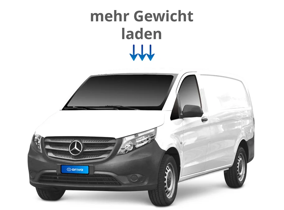 Auflastung Mercedes-Benz Vito 4x4 und V-Klasse 4x4