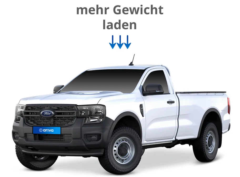 Auflastung Ford Ranger ab 2023 auf 3.5 to mit Zusatzluftfedersystem