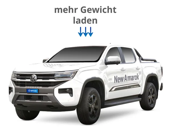 Auflastung VW Amarok ab 2023, 3.5 to, inkl. DTC