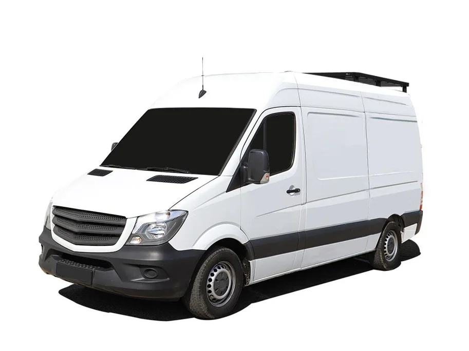 Front Runner Mercedes-Benz Sprinter 128in / 144in / 170in / L1 / L2 / L3 / SWB / MWB / LWB ohne OEM Schienen (2006 - Heute) Slimline II 1/4 Dachträger Kit / Hoch