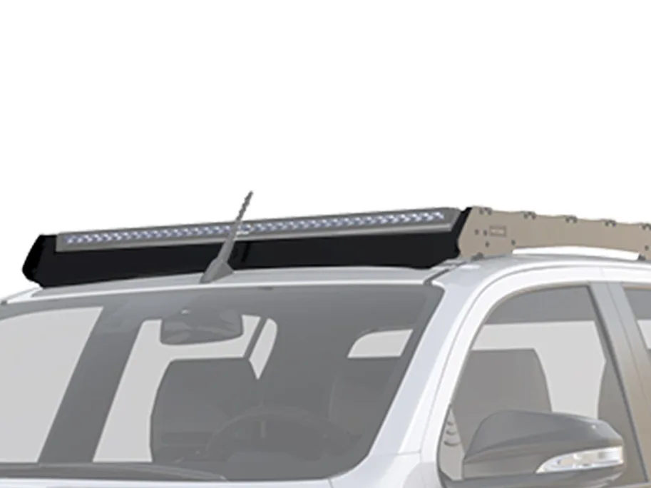 Front Runner Toyota Hilux H48 DC (2022 - Heute) Slimsport Dachträger 40in Zusatzscheinwerfer Windschutzverkleidung