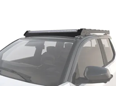 Front Runner Toyota Tacoma 4. Generation Double Cab (2024 - Heute) Slimsport Dachträger Kit 40in Zusatzscheinwerfer Windschutzverkleidung