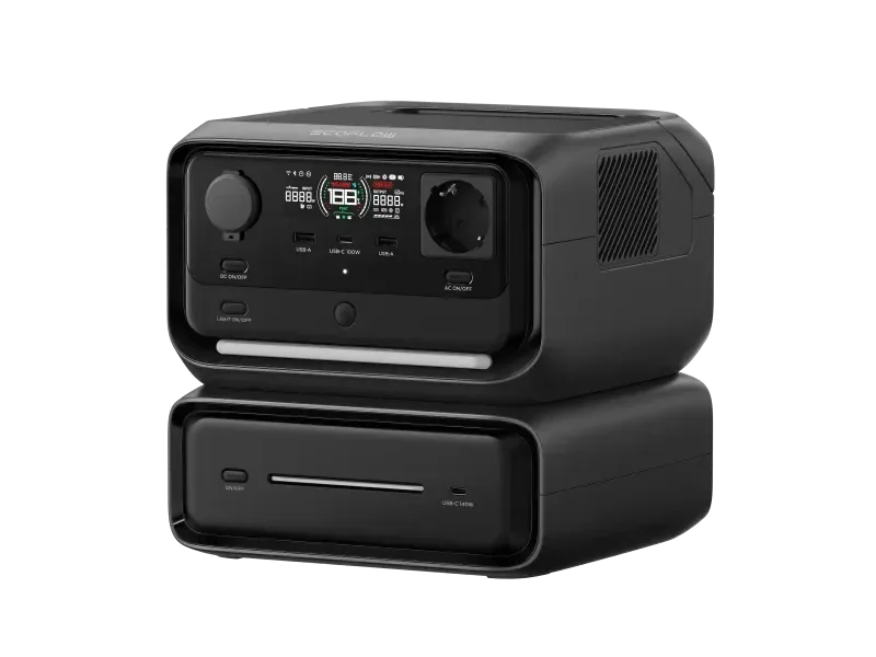 EcoFlow River 3 Max mit ZB, gesamt 858 Wh, EU Version
