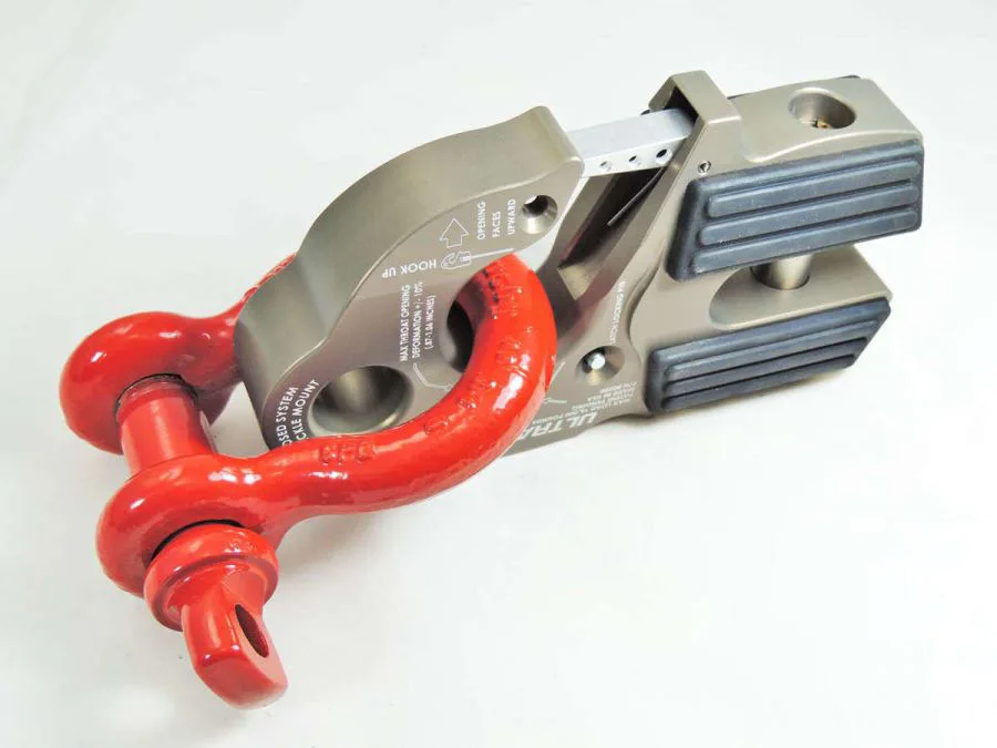 FACTOR 55'' ULTRAHOOK WINCH HOOK WITH SHACKLE MOUNT, GRAY