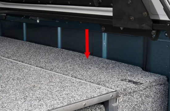 Abdeckung Outback Schublade seitlich Ford Ranger Doppelkabine 04/12-23