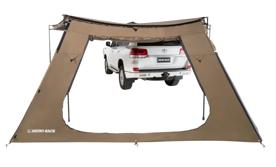 Rhino Rack Seitenteil (1) für Batwing Markise, mit grosser Öffnung
