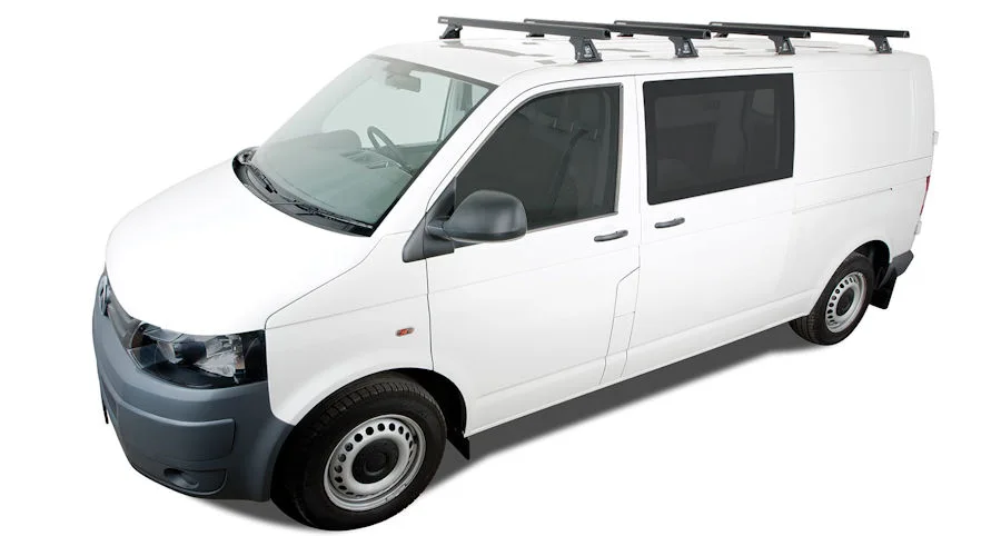 Rhino Rack HD Querträger 1500 mm, (4) VW T5/T6, inkl. 4 Satz RLTFT5, schwarz