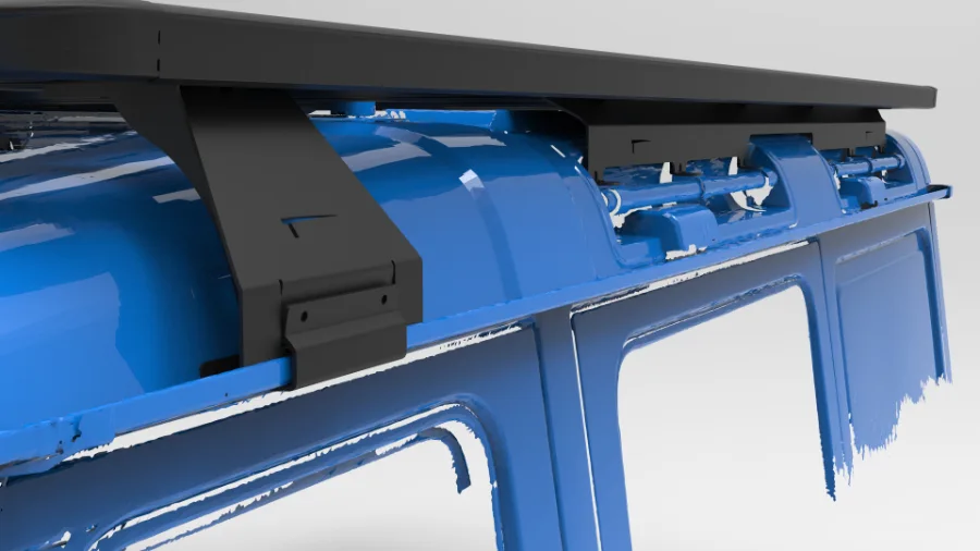 Rhino Rack Pioneer 6 Plattform Ineos Grenadier 2700 x 1472 mm, inkl Backbone