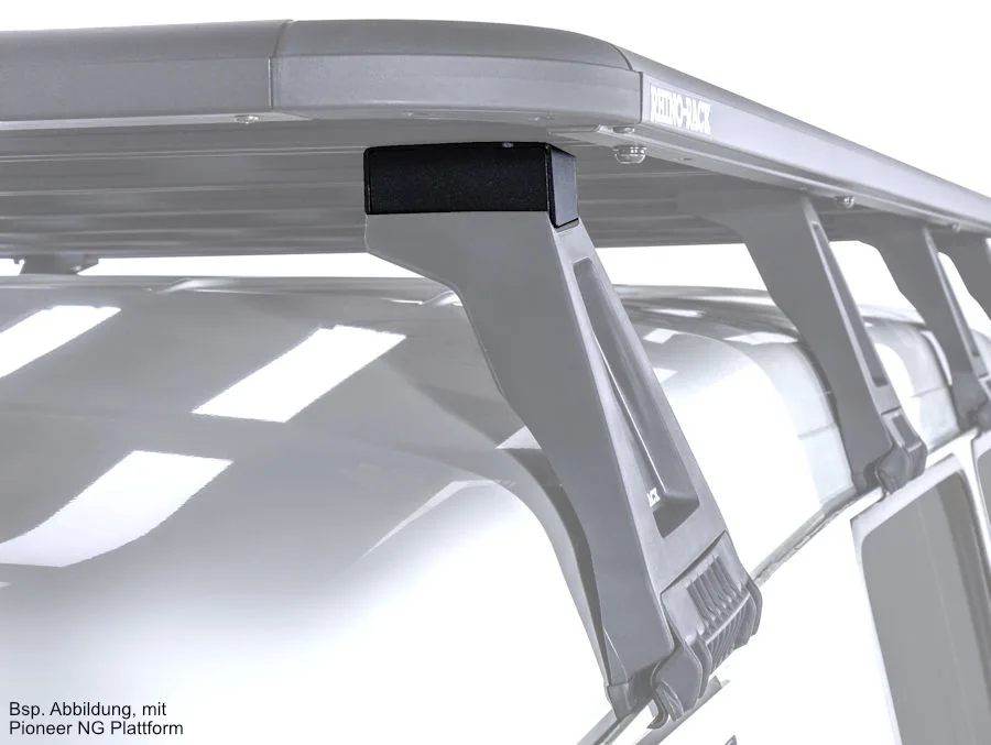 Rhino Rack Pioneer 6 Plattform 2700 x 1472 Toyota HZJ78, inkl. 4 Fusssätze