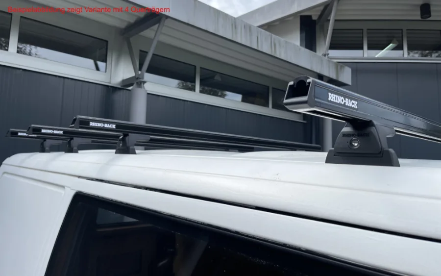 Rhino Rack HD Querträger 1500 mm, (3) VW T4, inkl. RLT600 & Airline Schienen