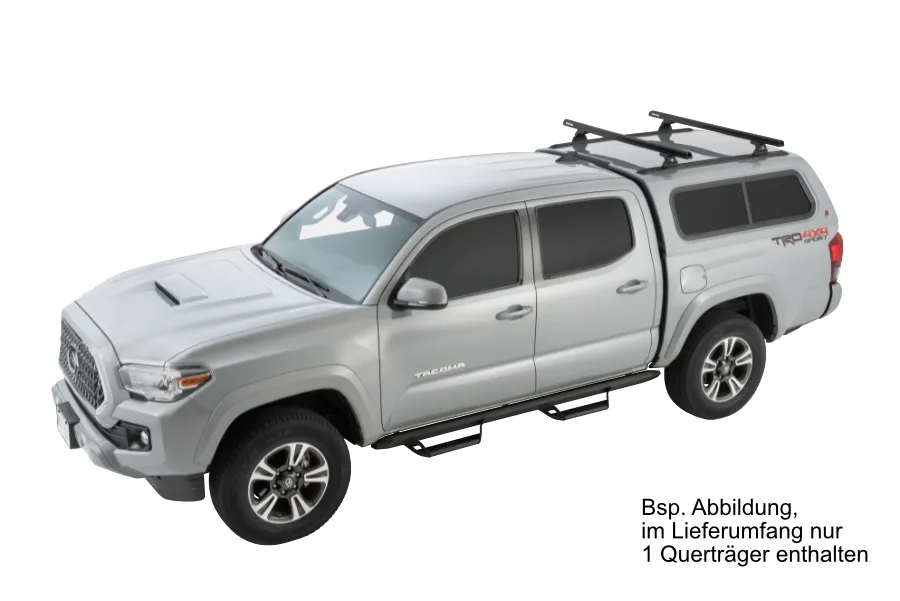 Rhino Rack HD Querträger 1375 mm, schwarz (1 Stk) inkl. RLT600H f. RSI Hardtop