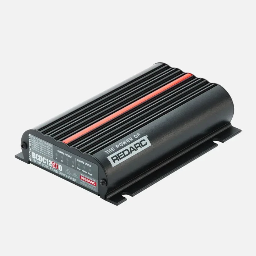 REDARC BCDC1250D, InCar Batterieladegerät, DC-DC Dual Input, 12V 50A, MPPT Regulator