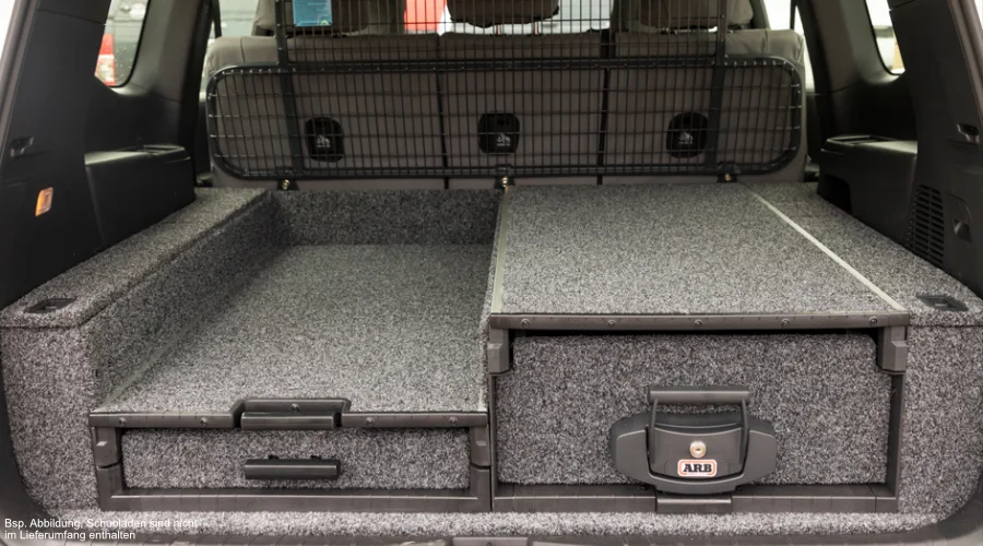 Abdeckung Outback Schublade seitlich Toyota Land Cruiser J300, 7-Sitzer