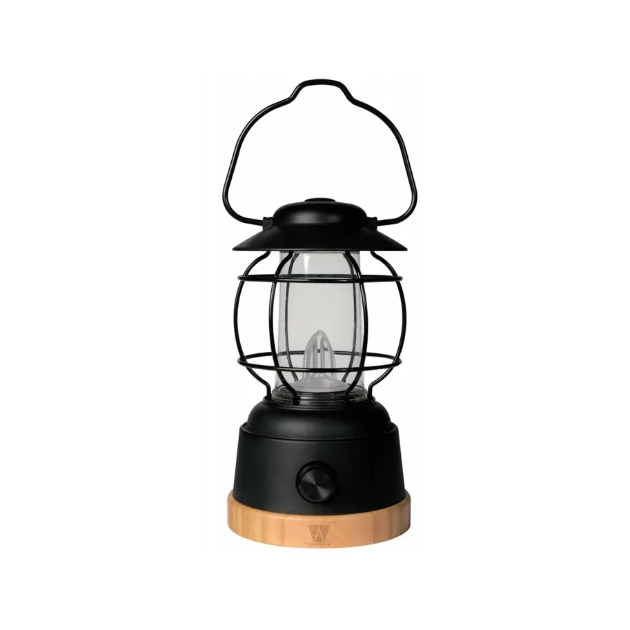 VICKYWOOD WOODY Lantern Campinglampe dimmbar