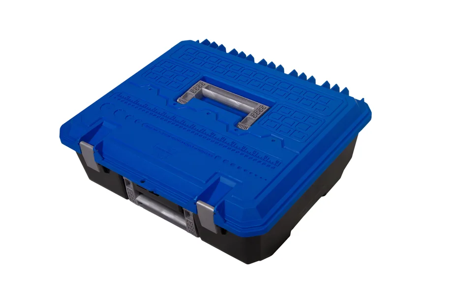 DECKED D-BOX mit Tragegriff, für Schublade für grosse Schubladen, Blue Lid