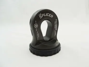 FACTOR 55'' SPLICER 3/8-1/2'' SYNTHETIC ROPE SPLICE-ON SHACKLE MOUNT, GRAY