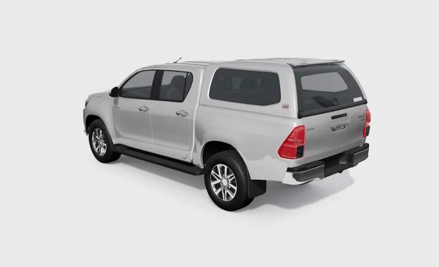 ARB Ascent Hardtop Toyota Hilux Revo, Doppelkabine, seitlich Klappfenster, xirallic