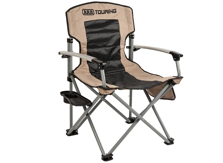 ARB Campingstuhl mit Ablage und Getränkehalter, – 150 kg