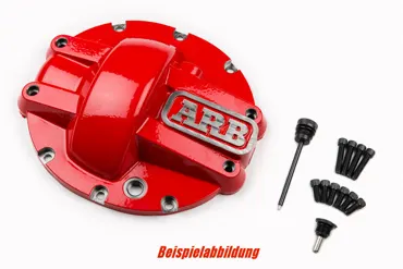 ARB Differentialschutz Jeep Wrangler JL Rubicon, Sahara + Gladiator, hinten, rot