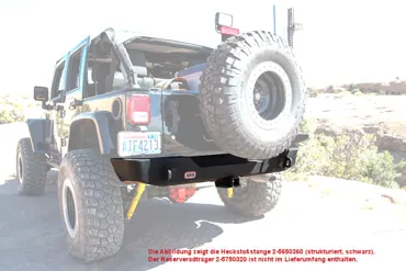 ARB Heckstossstange Jeep Wrangler JK, glatt pulverbeschichtet