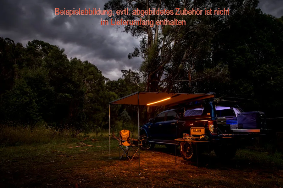 ARB Touring Markise inklusive LED Leiste 2.5 m breit, 2.5 m lang