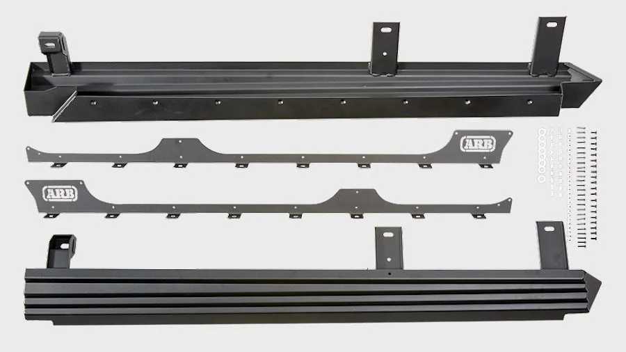 ARB Rock Sliders Jeep Wrangler JL 4-Türer, schwarz