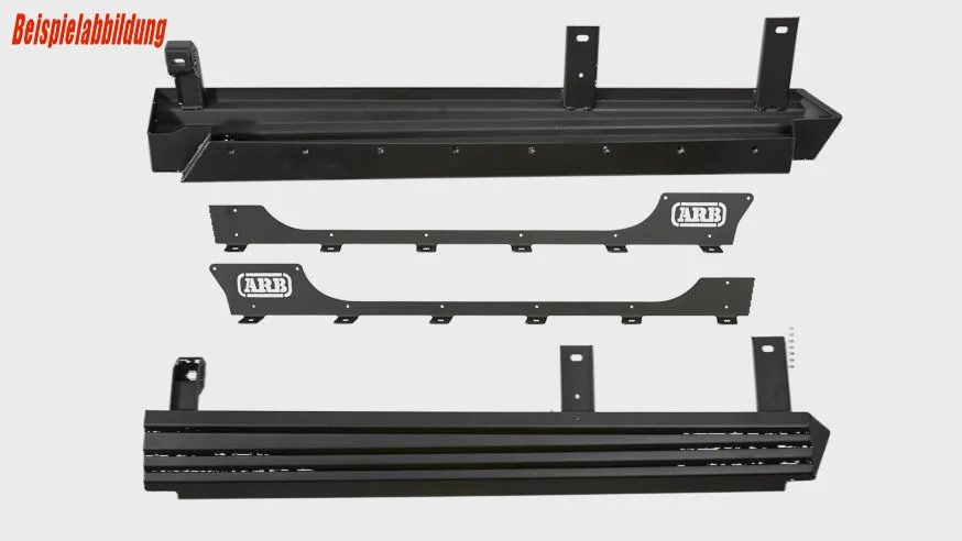 ARB Rock Sliders Jeep Wrangler JL 2-Türer, schwarz