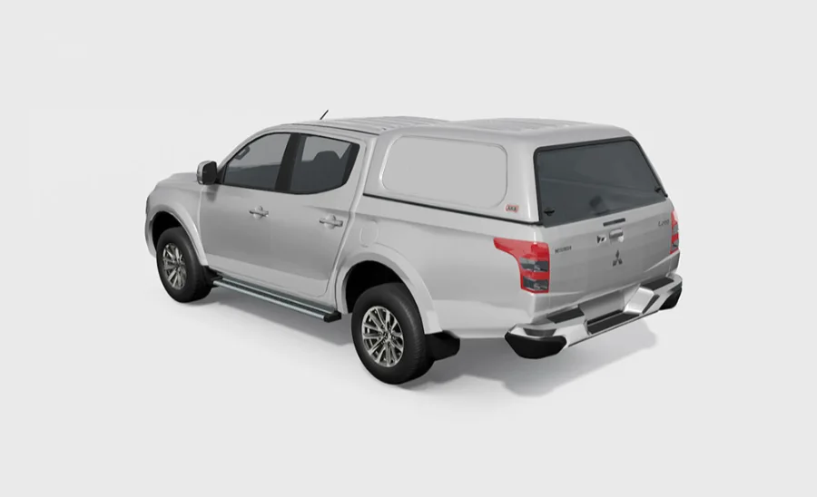 ARB Basic Hardtop für Mitsubishi L200 ab Bj. 15 Doppelkabine, flach, seitlich geschlossen
