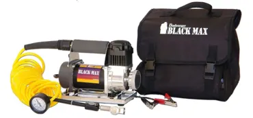 Bushranger Black Max Kompressor 12V mit Batterieklemmen. 40 Lpm bei 2 Bar