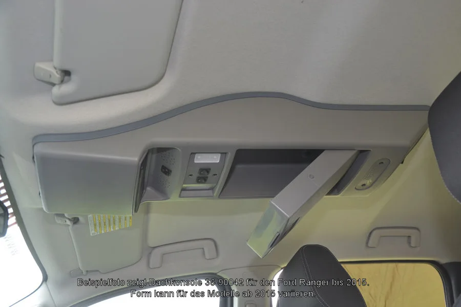 Dachkonsole Ford Ranger `15 - `23, Doppelkabine, grau