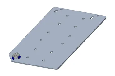 Kompressor Montageplatte Mercedes Sprinter 907 für 2-00011 + 2-0051