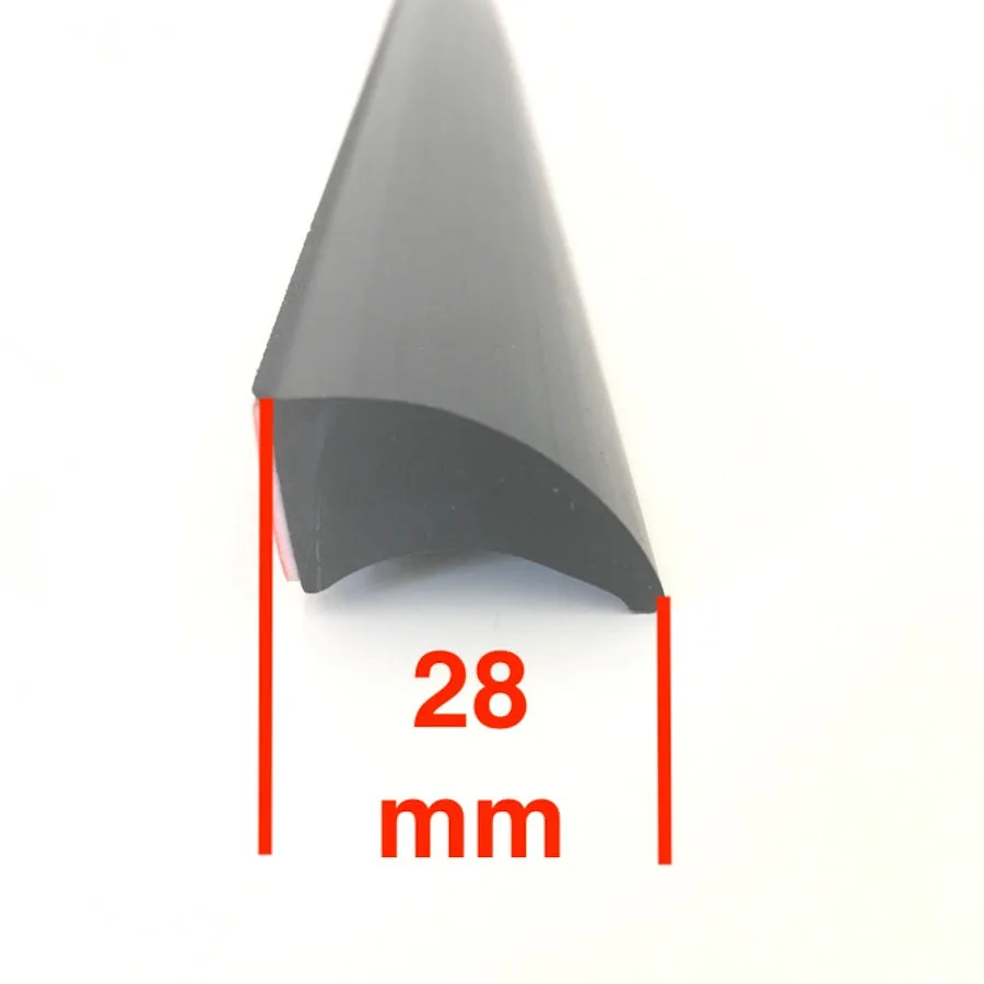 Kotflügelverbreiterung Universal: 1 Stk 28 mm Breit. 150 cm Lang