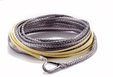 Kunststoffseil Dynatec 15 m x 9 mm Ende mit Kabelschuh