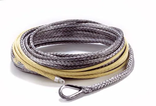 Kunststoffseil Dynatec 15 m x 9 mm Ende mit Kabelschuh