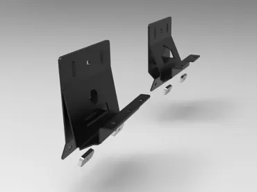 Markisenmontagesatz VW T6 mit Hubdach für Markisen in 2500 mm Länge