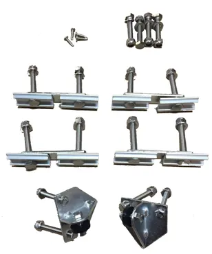 Montagekit für ARB Dachzelt Simpson III, Lochabstand 63mm