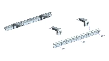Muli-Rack Basisversion flach DoubleCab ohne Dachträger, inkl. Schraubensatz