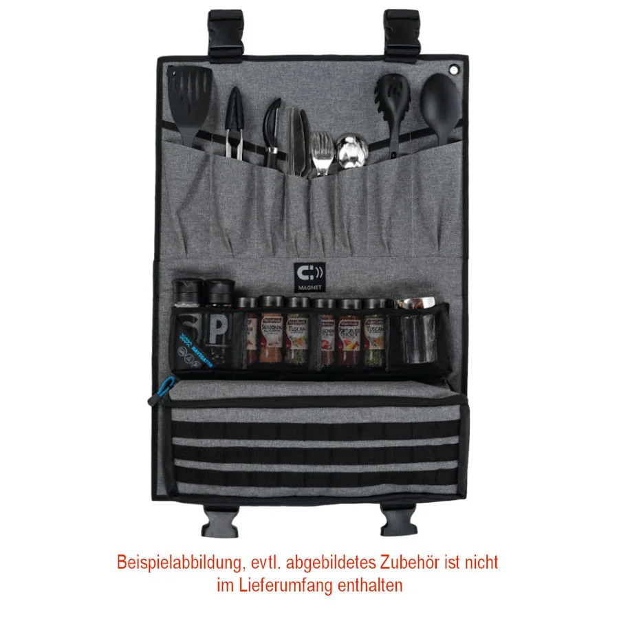 NAVIGATOR Kitchen Buddy. Faltbare Besteck- + GewürzTasche. 70 x 50 cm