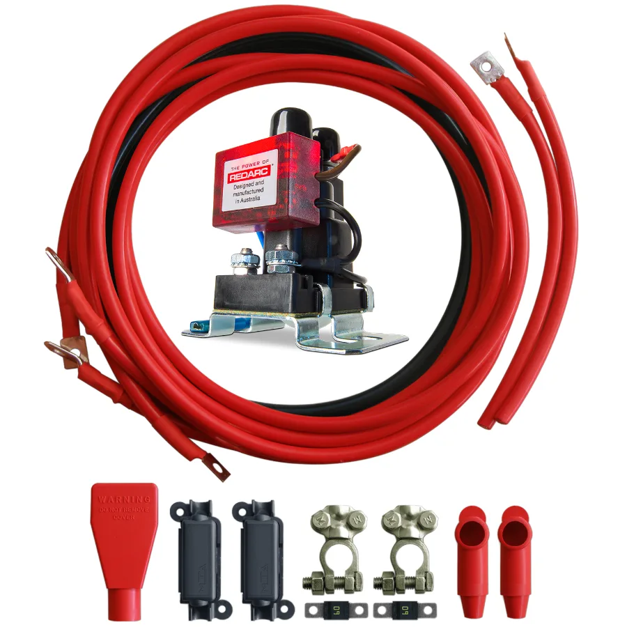 REDARC Smart Start, Batterierelais, SBI12V 100A + Kabelsatz