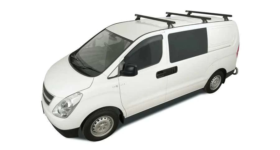Rhino Rack HD Querträger, 1500 mm, (3) Hyundai H1, `08->, inkl. Schienen + Füsse