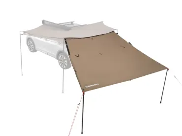Rhino Rack Seitenteil (1) für Batwing Compact Markise, geschlossen