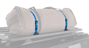 Rhino Rack Zurrgurt (2), Klemmschloss mit gummischutz & Zwifloc, 2,2m lang