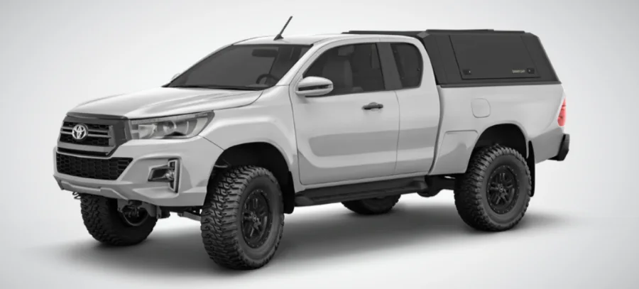 RSI EVO Commercial Toyota Hilux ab 2016, XtraCab, mattschwarz