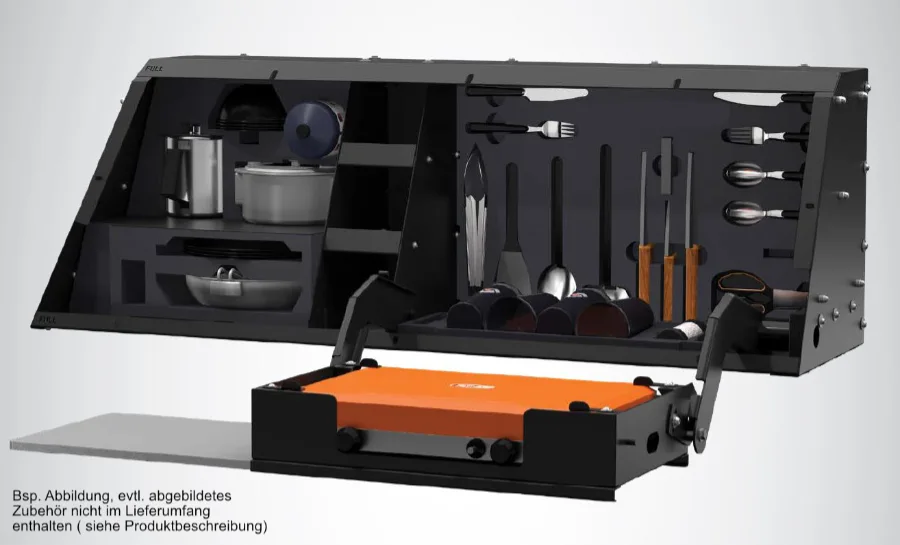 RSI Smart-Küche für alle Fullsize Pickups, Doppelkabine rechte Seite, ohne Gaskocher