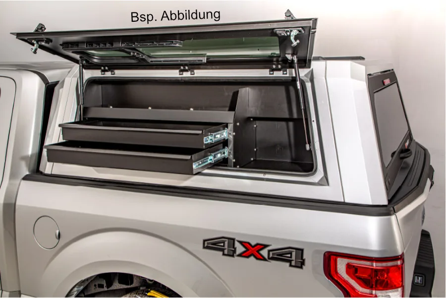 RSI Staubox mit Schubladen für Midsize Pickups, Doppelkabine linke Seite