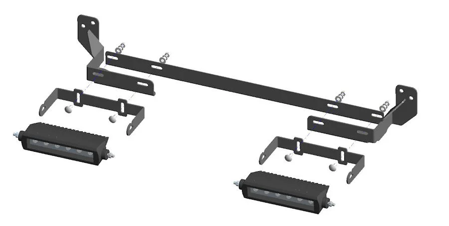 Scheinwerfer Set Nissan Navara D23 inkl. 2 Stk OSRAM SX 180-SP