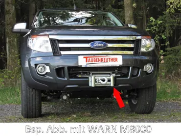 Seilwinden Set Ford Ranger 12-19 mit WARN M8000