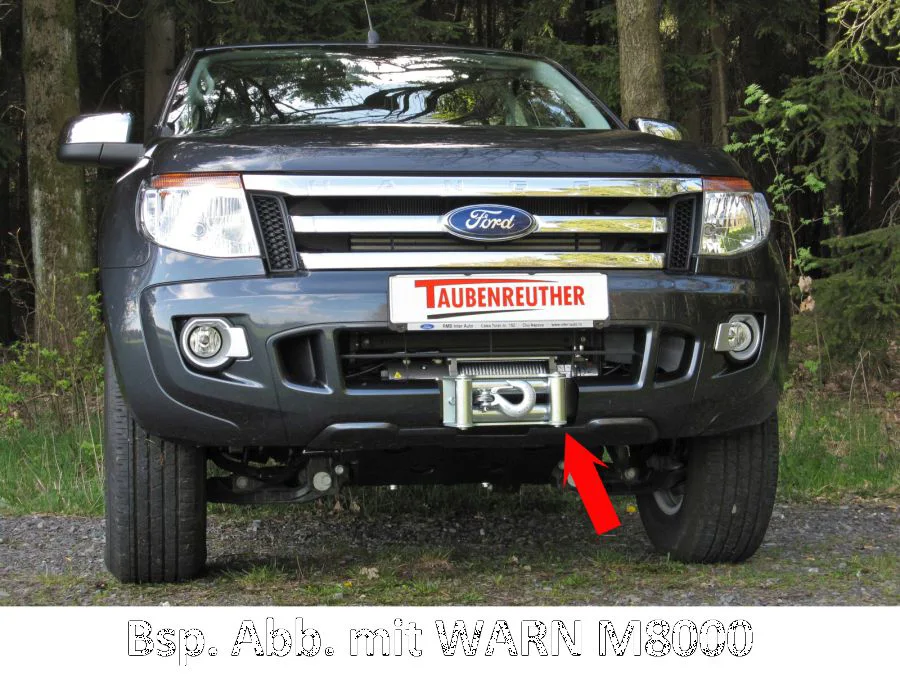 Seilwinden Set Ford Ranger 12-19 mit WARN M8000