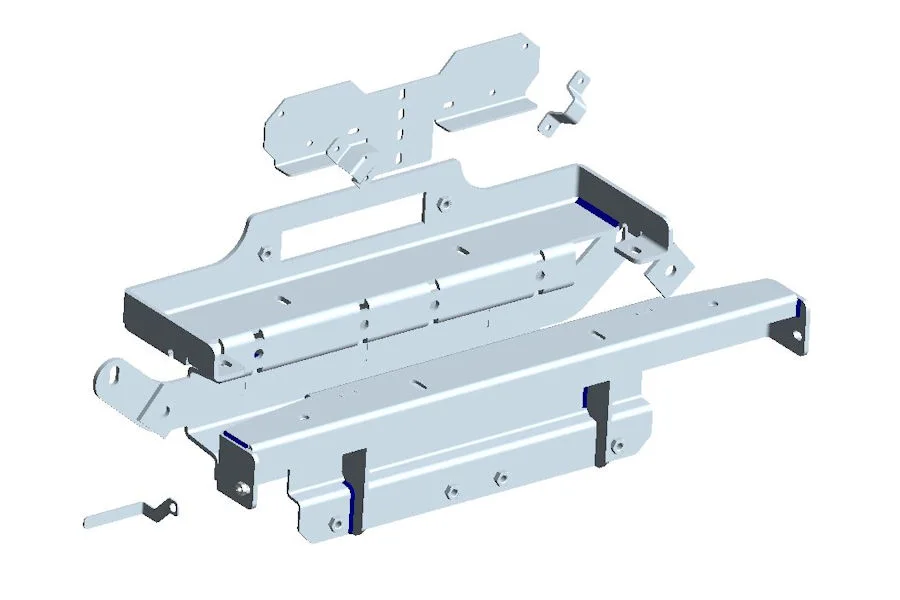 Seilwinden Set für VW Amarok 16 – 23 inkl. WARN VR EVO 8s