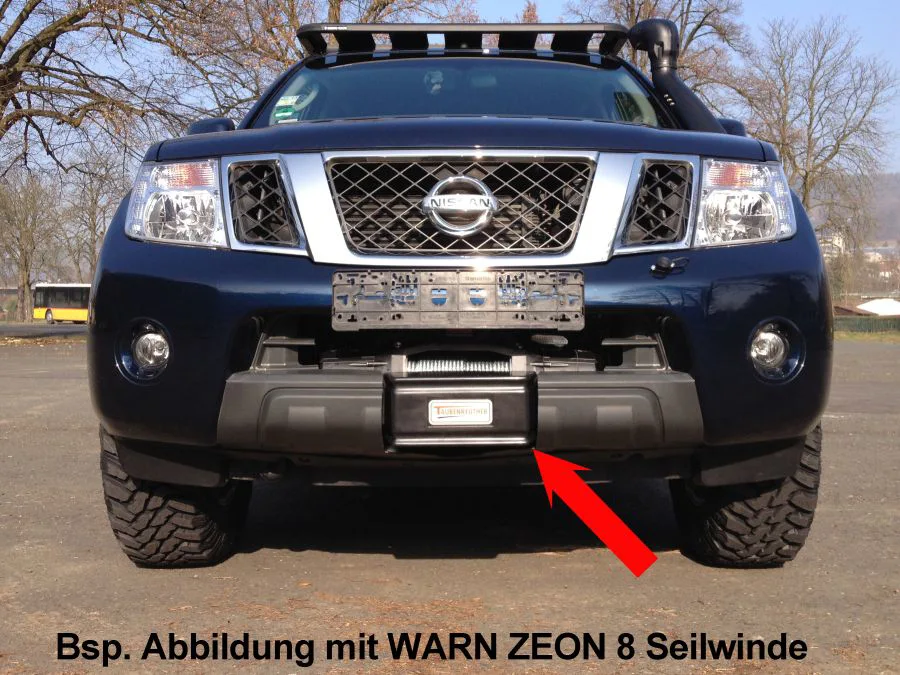 Seilwinden Set Nissan D40 + Pathfinder alle BJnur 2.5 l Diesel mit WARN Zeon 8
